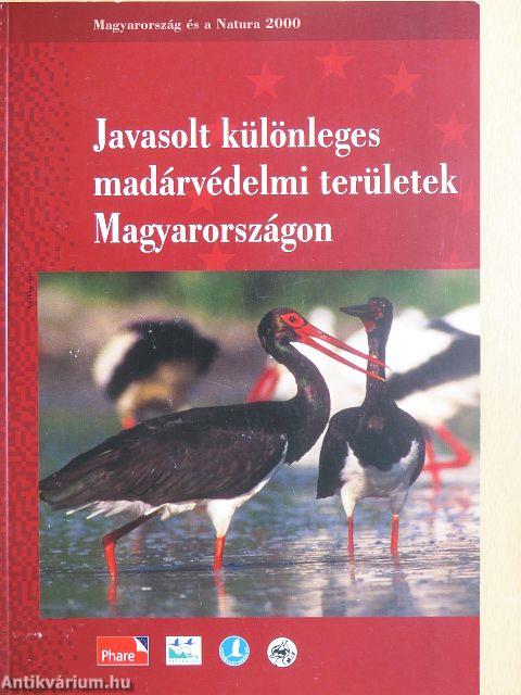 Javasolt különleges madárvédelmi területek Magyarországon