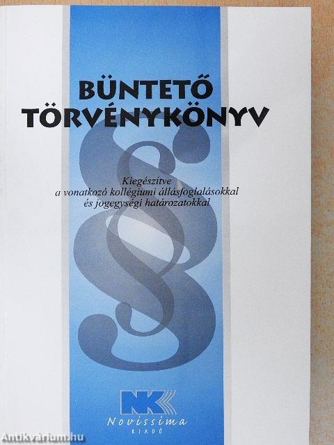 Büntető Törvénykönyv