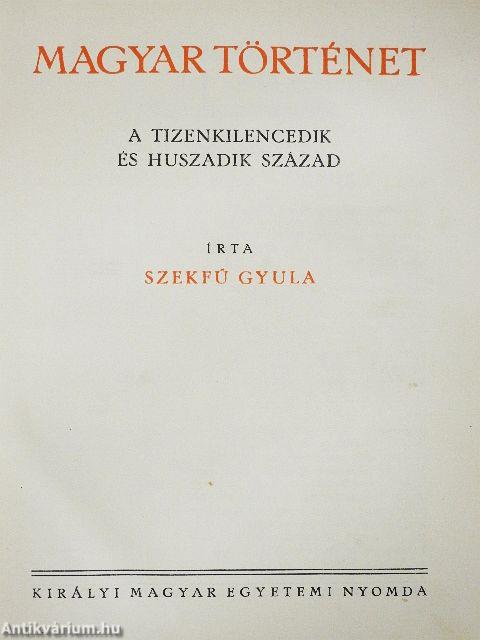 Magyar történet VII.