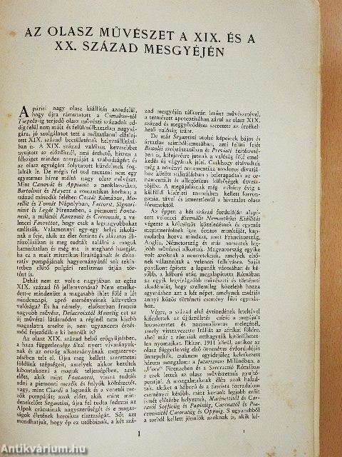 Magyar Művészet 1936/1-12. (rossz állapotú)