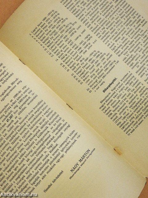 Biharvármegye központi járásának ismertetése (rossz állapotú)