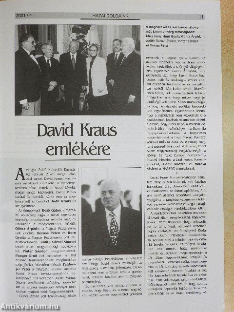 Szombat 2001. január-december