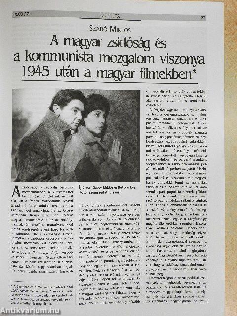 Szombat 2000. január-december