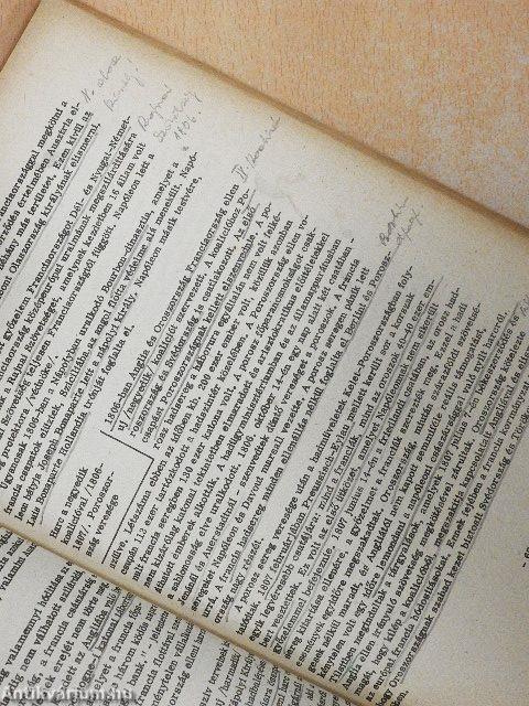 Újkori egyetemes történet 1870-1917 I-II.