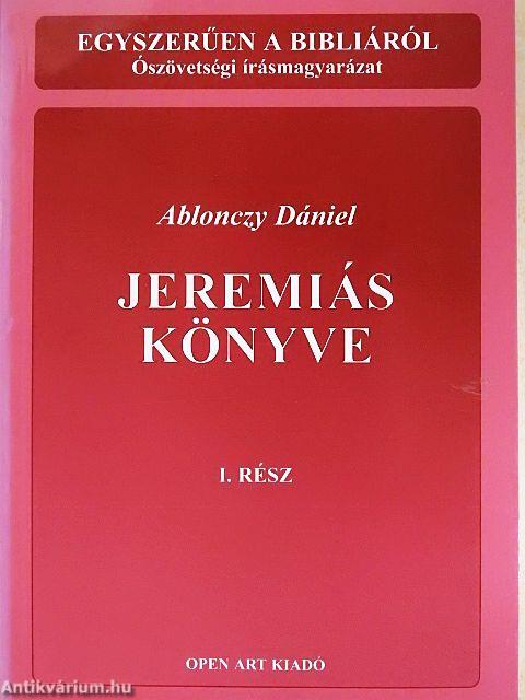 Jeremiás könyve I.