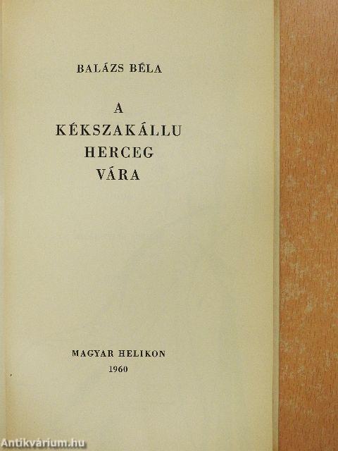 A kékszakállú herceg vára