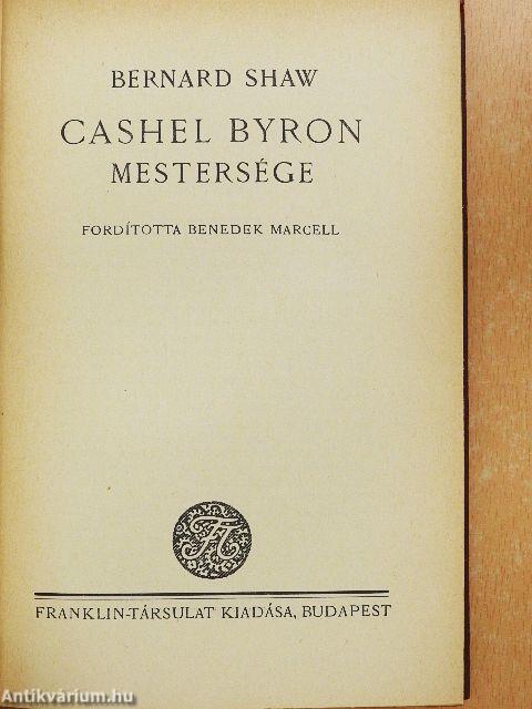 Cashel Byron mestersége