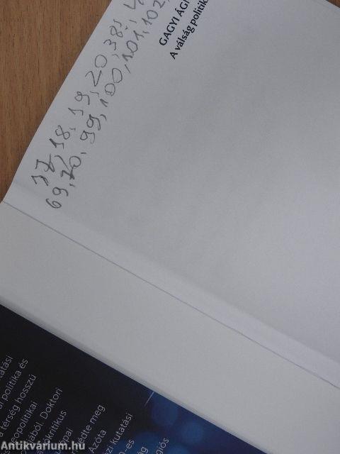 A válság politikái