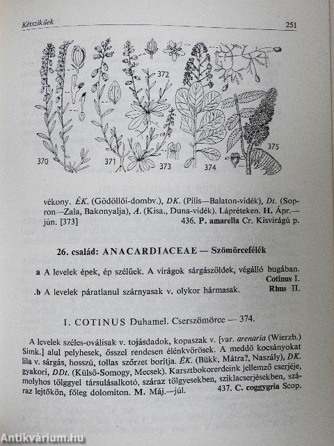 Növényhatározó I-II.