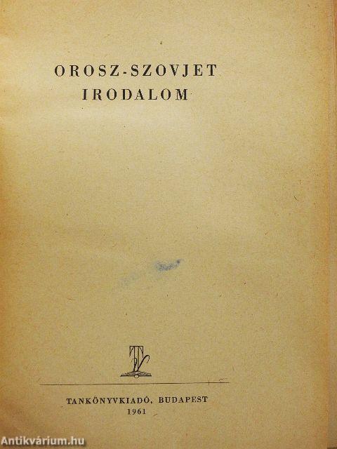 Orosz-szovjet irodalom