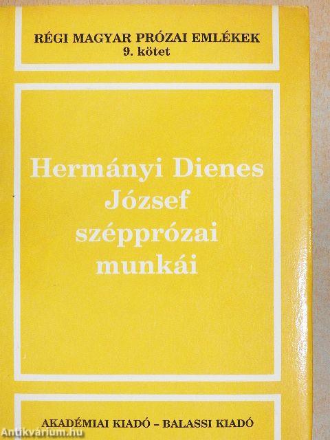 Hermányi Dienes József szépprózai munkái