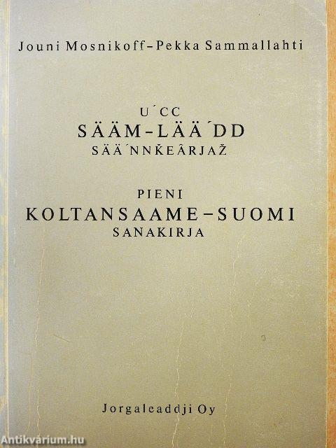 U'cc sääm-lää'dd sää'nnkearjaz