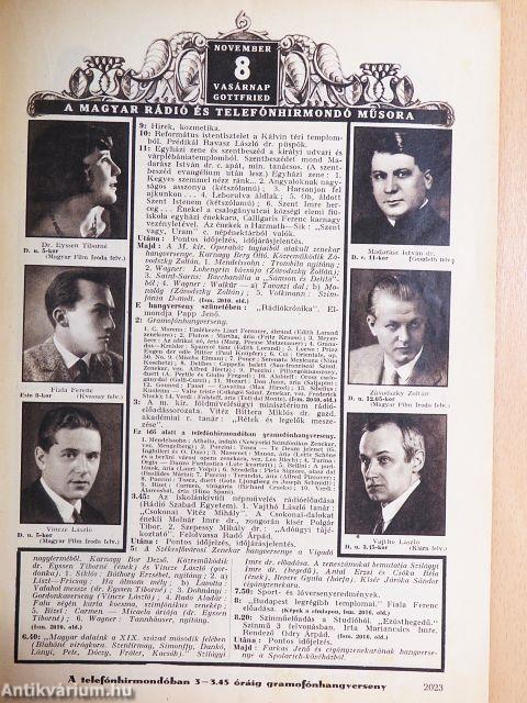 Rádióélet 1931. november 6.
