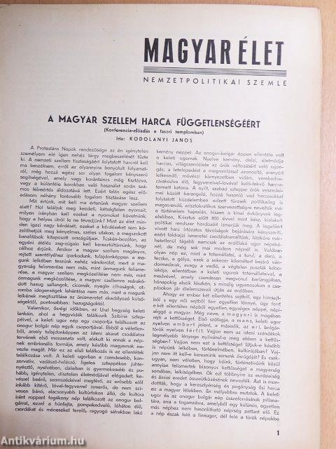 Magyar Élet 1939. december