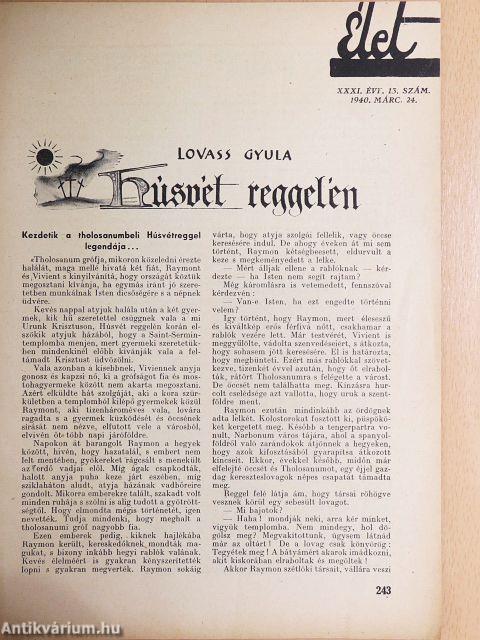 Élet 1940. március 24.