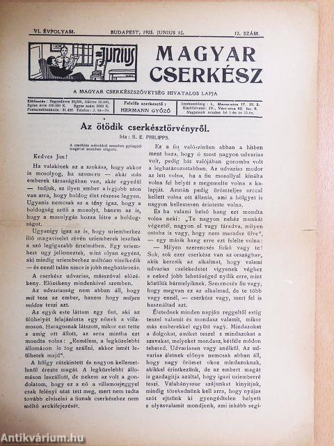 Magyar Cserkész 1925. június 15.