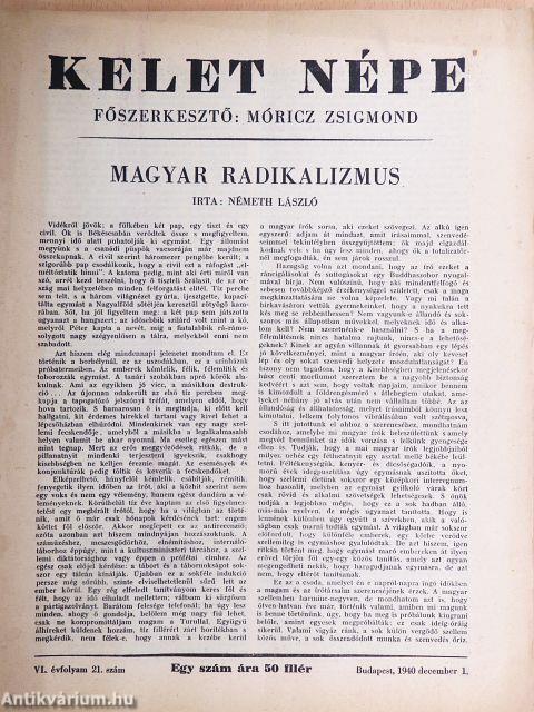 Kelet Népe 1940. december