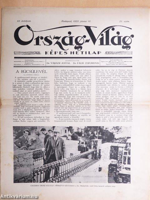 Ország-Világ 1922. június 18.