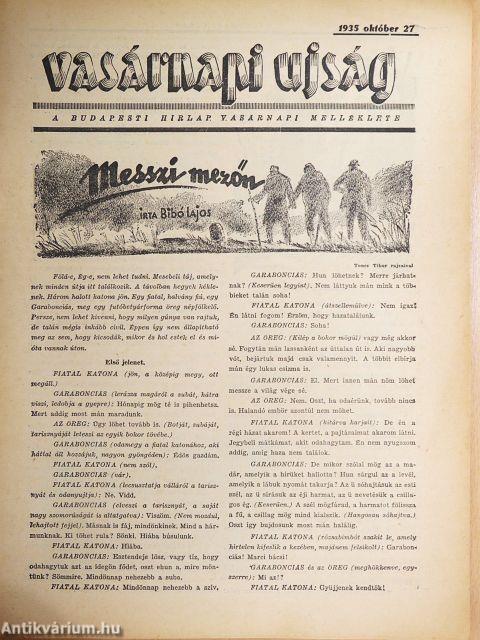Vasárnapi Ujság 1935. október 27.