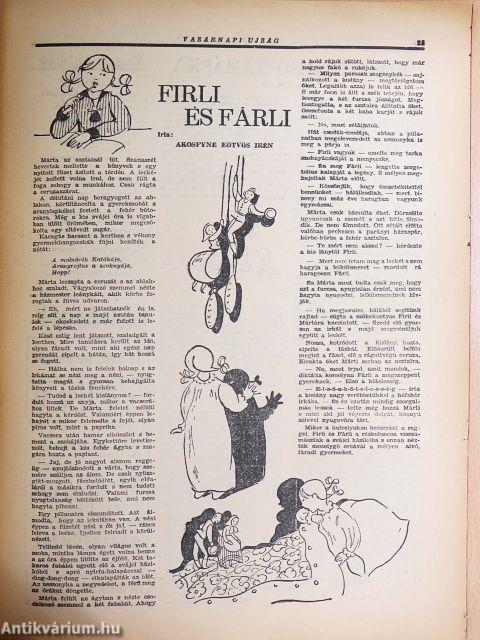 Vasárnapi Ujság 1935. október 27.