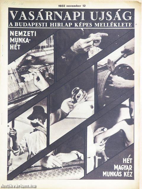 Vasárnapi Ujság 1933. november 12.