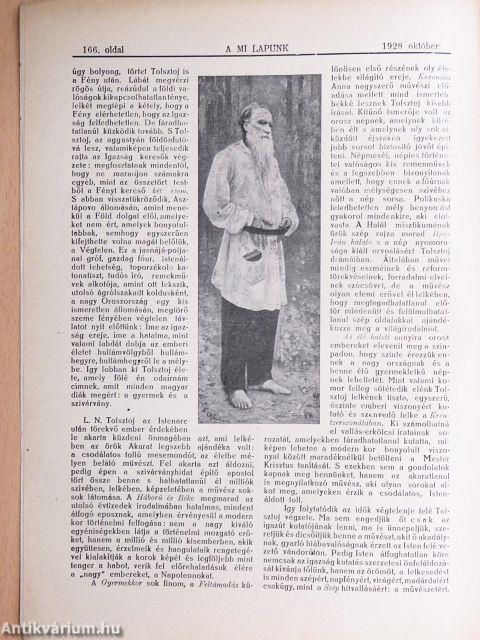 A Mi Lapunk 1928. október