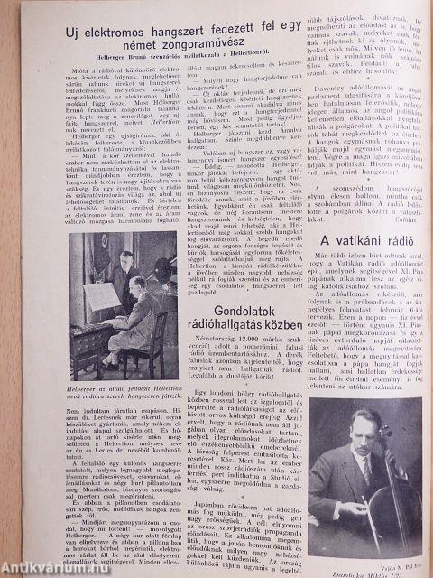 Rádió Ujság 1931. január 25-31.