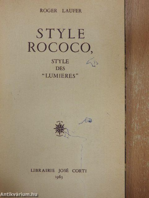 Style Rococo