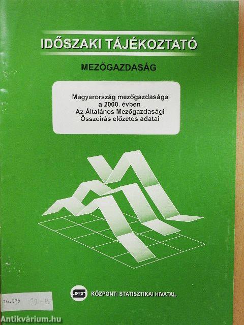 Magyarország mezőgazdasága a 2000. évben