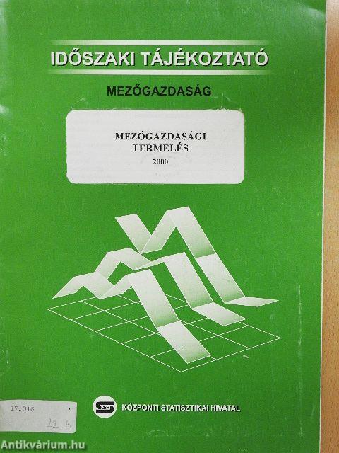 Mezőgazdasági termelés 2000