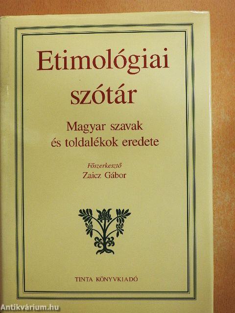 Etimológiai szótár