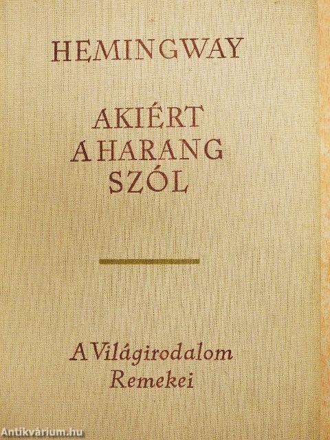 Akiért a harang szól