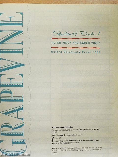 Grapevine - Student's Book 1.