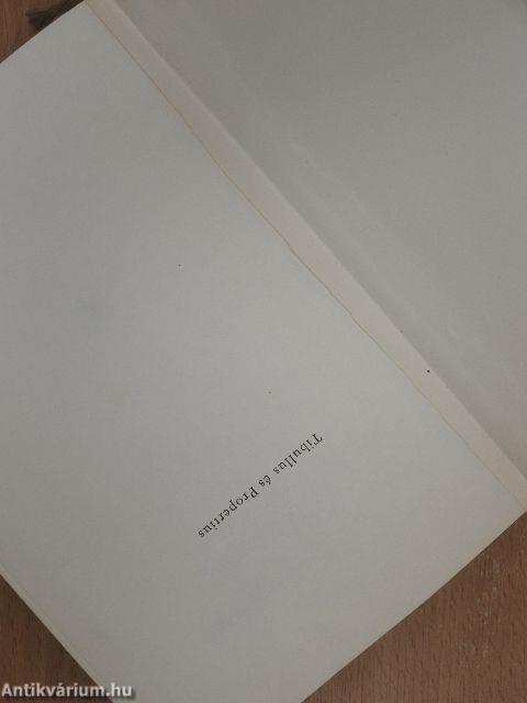 Tibullus és Propertius összes költeményei