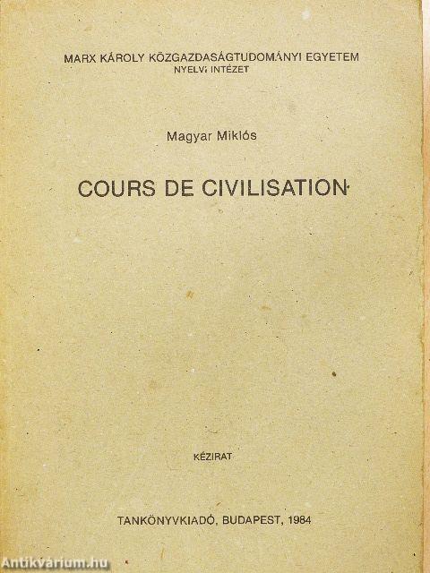 Cours de Civilisation