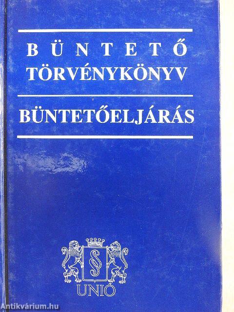 Büntető törvénykönyv/Büntetőeljárás