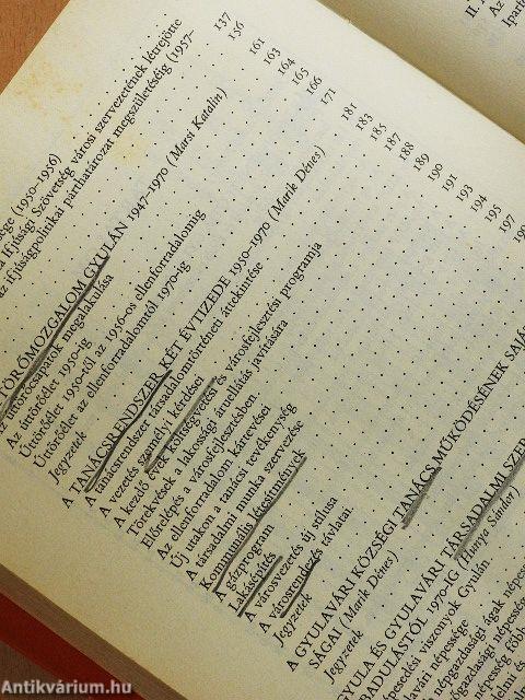 Gyula a fordulat évétől az 1970-es évtizedig