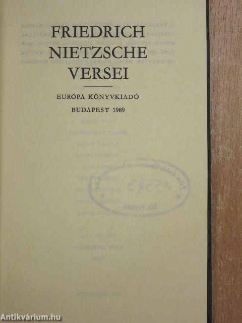 Friedrich Nietzsche versei