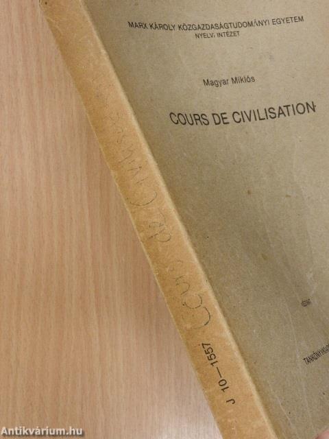 Cours de Civilisation