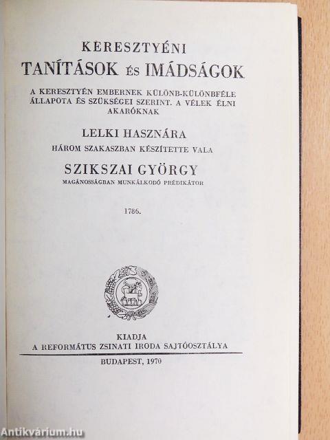 Keresztyéni tanítások és imádságok