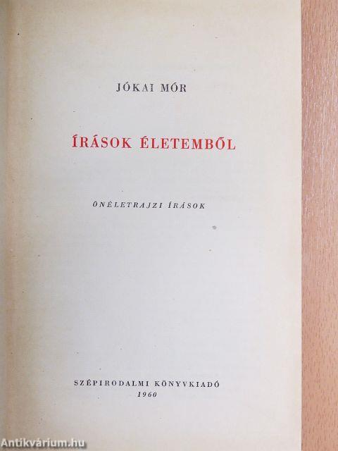 Írások életemből
