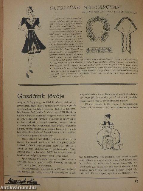 Asszonyok Világa 1940. augusztus