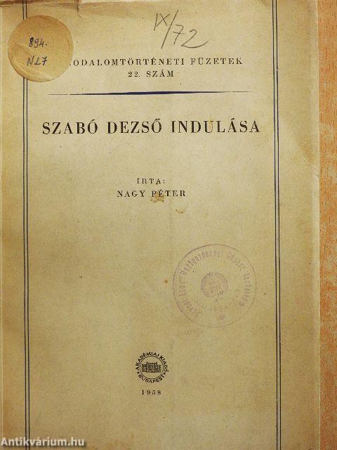 Szabó Dezső indulása