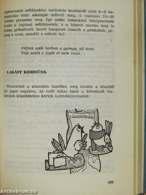 A természet kalendáriuma 1972