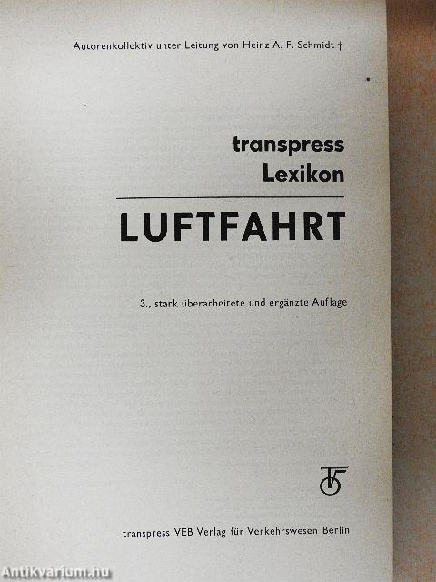 Transpress Lexikon - Luftfahrt
