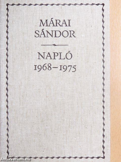 Napló 1968-1975