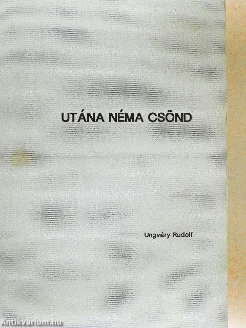 Utána néma csönd
