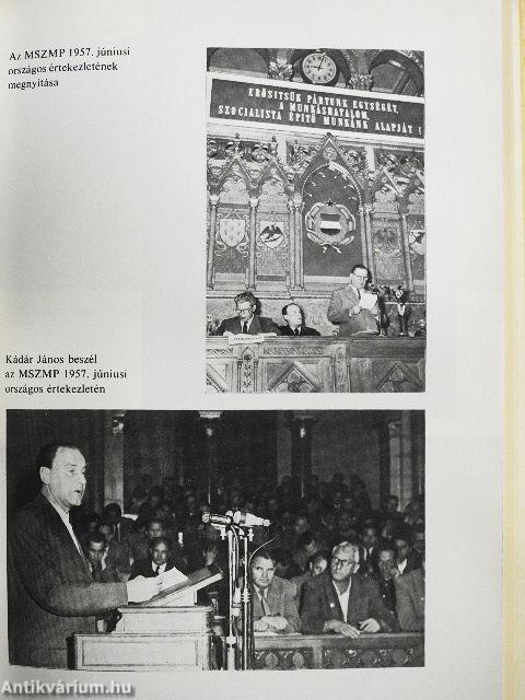 A kommunista párt újjászervezése Magyarországon 1956-1957