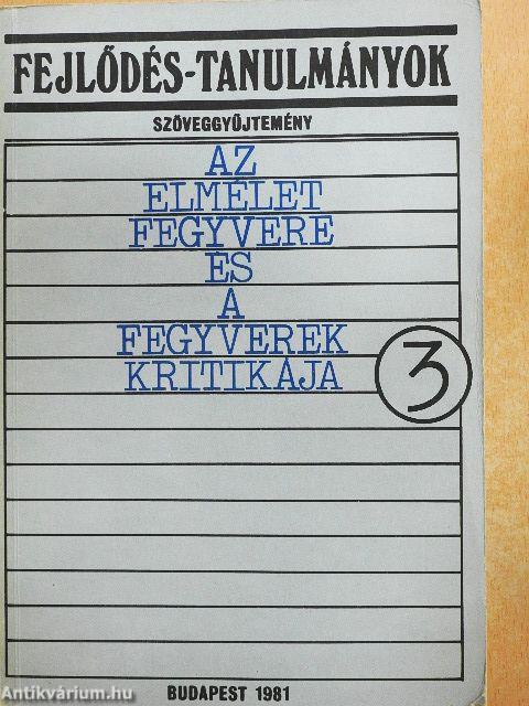 Fejlődés-tanulmányok 3.