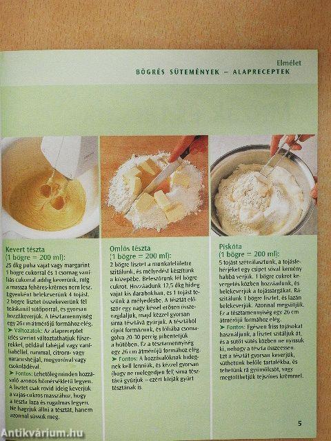 Bögrés sütemények